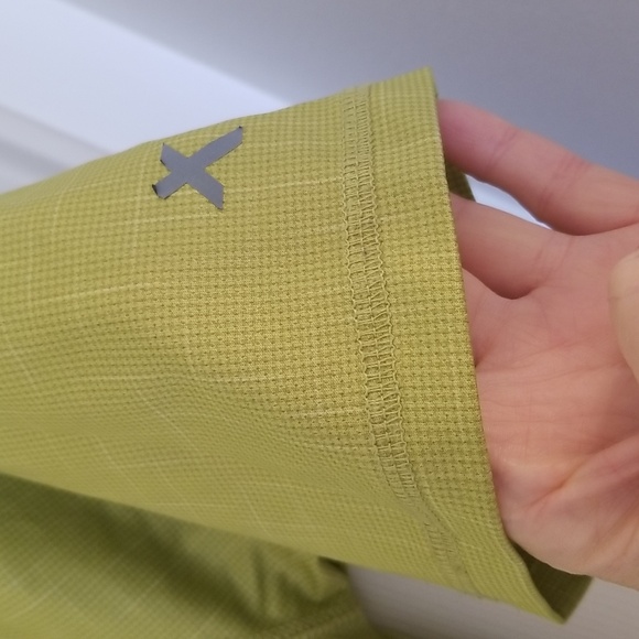 Zeroxposur Men's Medium Lime Green Short Sleeve Shirt 50+ Sun Protection - Picture 7 of 12